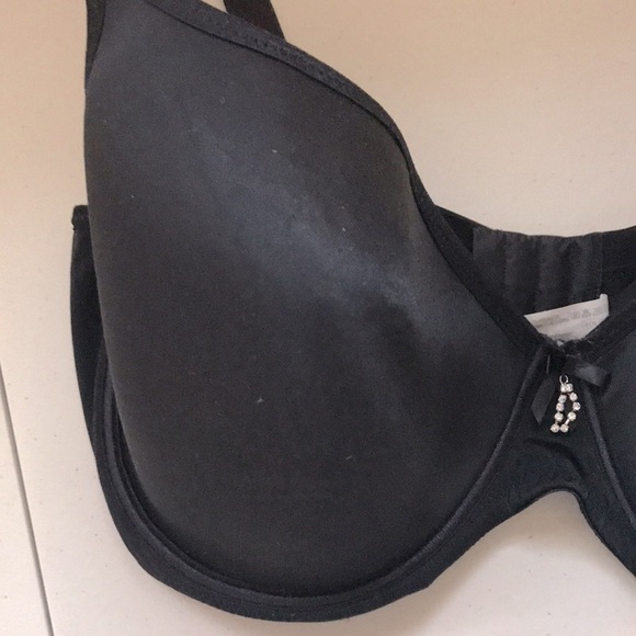 Fit Fully Yours Smooth Moulded Cup Underwired T-shirt Bra black size 40G - Picture 3 of 8